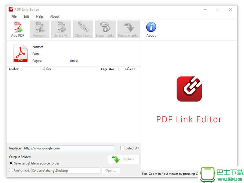pdf批量超链接编辑软件PDF Link editor下载-pdf批量超链接编辑软件PDF Link editor v1.0 最新版下载v1.0