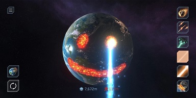 星球毁灭模拟器2022最新版无广告游戏下载-星球毁灭模拟器破解更新版中文下载v1.7.2