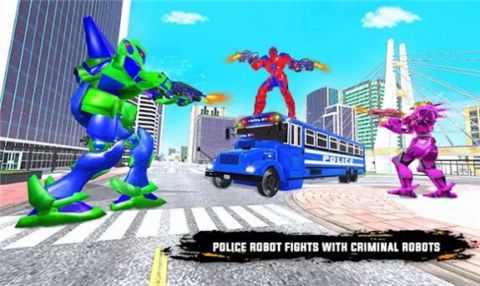 警车机器人汽车英雄游戏下载-警车机器人汽车中文版最新下载v1.0