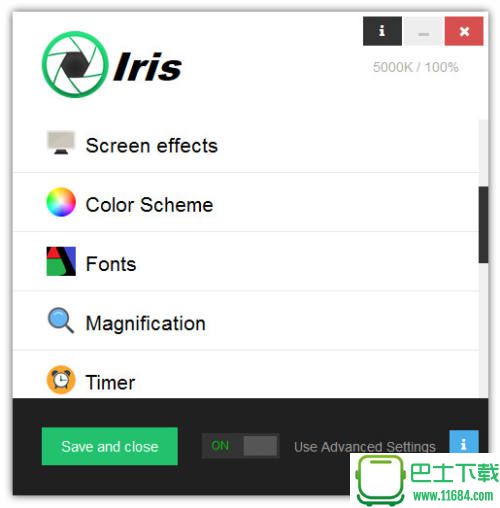  Iris Pro（视力保护软件）免费版下载- Iris Pro（视力保护软件）下载v1.1.9