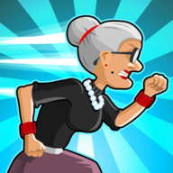 愤怒的老奶奶跑酷免广告版下载-愤怒的老奶奶跑酷万圣节版下载v1.22