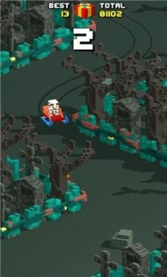 像素滑轮车圣诞免费版下载-像素滑轮车圣诞无广告中文版下载v1.0