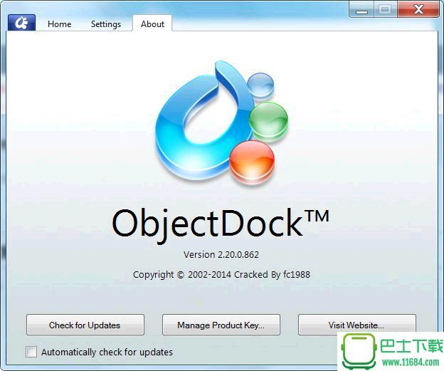 ObjectDock下载-ObjectDock(逼真模拟MacOSX Dock软件)v2.20 最终特别版下载v2.20