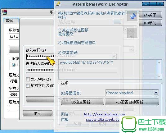 星号密码Asterisk Password Decrypto下载-星号密码Asterisk Password Decryptor  绿色破解版下载v3.20