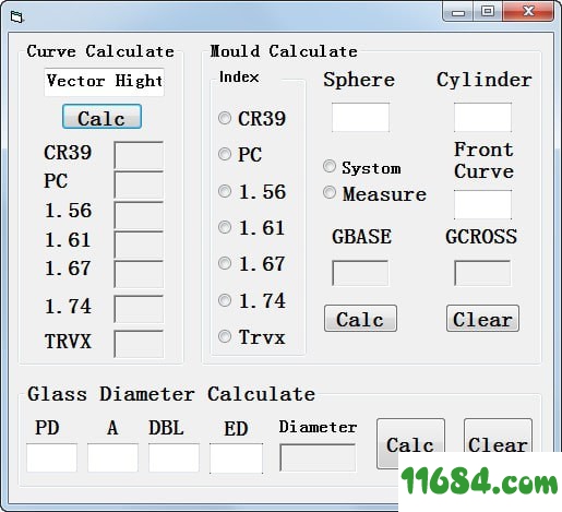 眼镜片光学计算器下载-眼镜片光学计算器 v1.0 最新版下载v1.0
