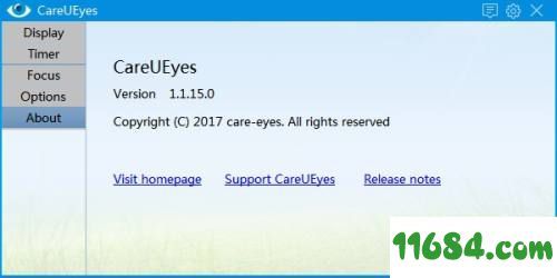 护眼CareUEyes英文绿色下载-护眼CareUEyes v1.1.15.0 英文绿色纯净版下载v1.1.15.0