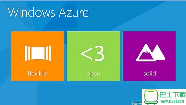 《WINDOWS AZURE》产品介绍——微软官方windows8风格动画ppt模版下载-《WINDOWS AZURE》产品介绍——微软官方windows8风格动画ppt模版下载