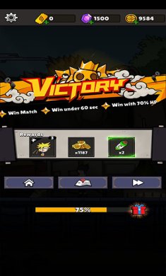 火柴人忍者战斗最新版下载-火柴人忍者战斗无限金币无限金券下载v1.40