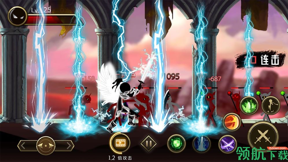 火柴人英雄无限钻石无限金币版无限升级点下载-火柴人英雄999999无限钻石版下载v2021.20