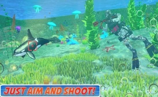 水下射击世界猎鱼人游戏汉化版下载-水下射击世界猎鱼人Underwater Shooting World手游下载v1.0