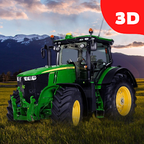 拖拉机农场3D最新版去广告游戏下载-拖拉机农场2022中文版下载v1.0