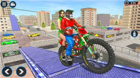 屋顶摩托驾驶汉化版下载-屋顶摩托驾驶Extreme Rooftop Bike Rider Sim下载v3.2