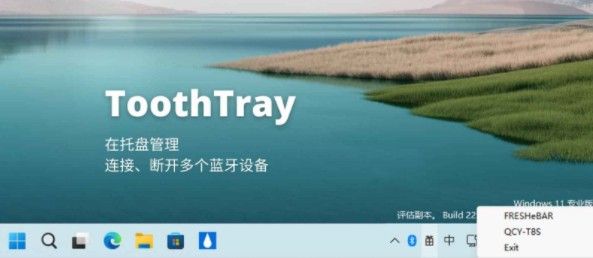 ToothTray(托盘管理蓝牙工具)中文最新版下载-ToothTray(托盘管理蓝牙工具)正式版下载v1.0