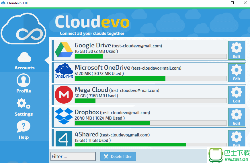 Cloudevo(多功能所有云帐户统一管理平台)下载-Cloudevo下载v3.5.6