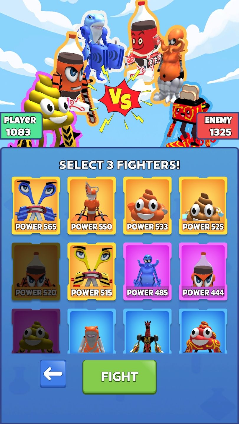 融合大作战无限奖励版游戏