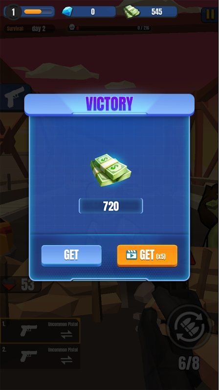 空闲僵尸射击无限金币版游戏