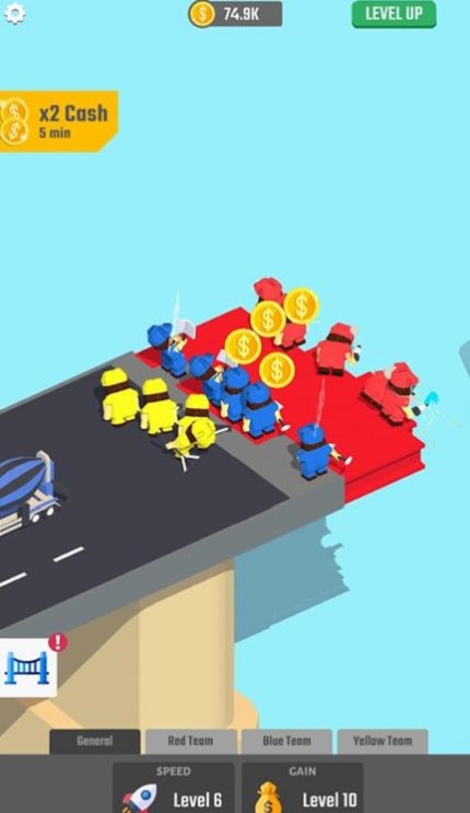 空闲桥无限金币版