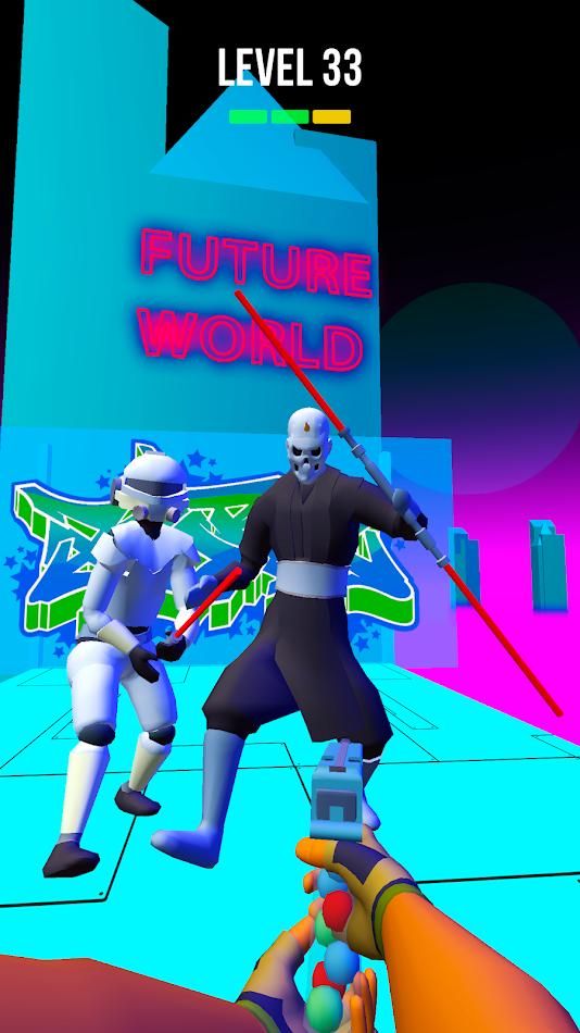 彩弹射击3D游戏