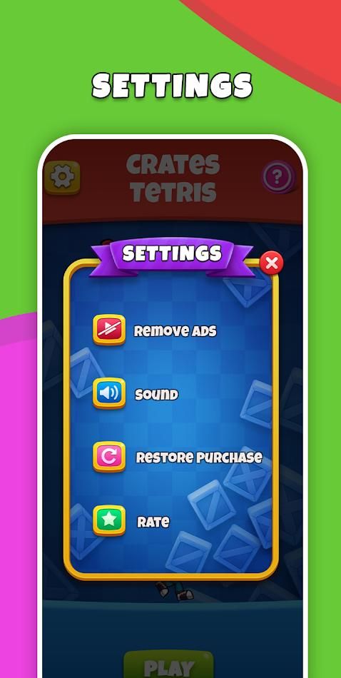 俄罗斯方块移动盒子游戏