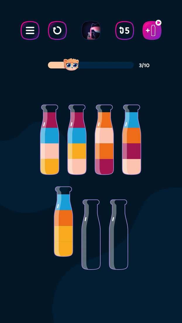 获取颜色水排序拼图游戏安卓版