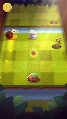 蜗牛吃苹果游戏