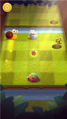 蜗牛吃苹果游戏