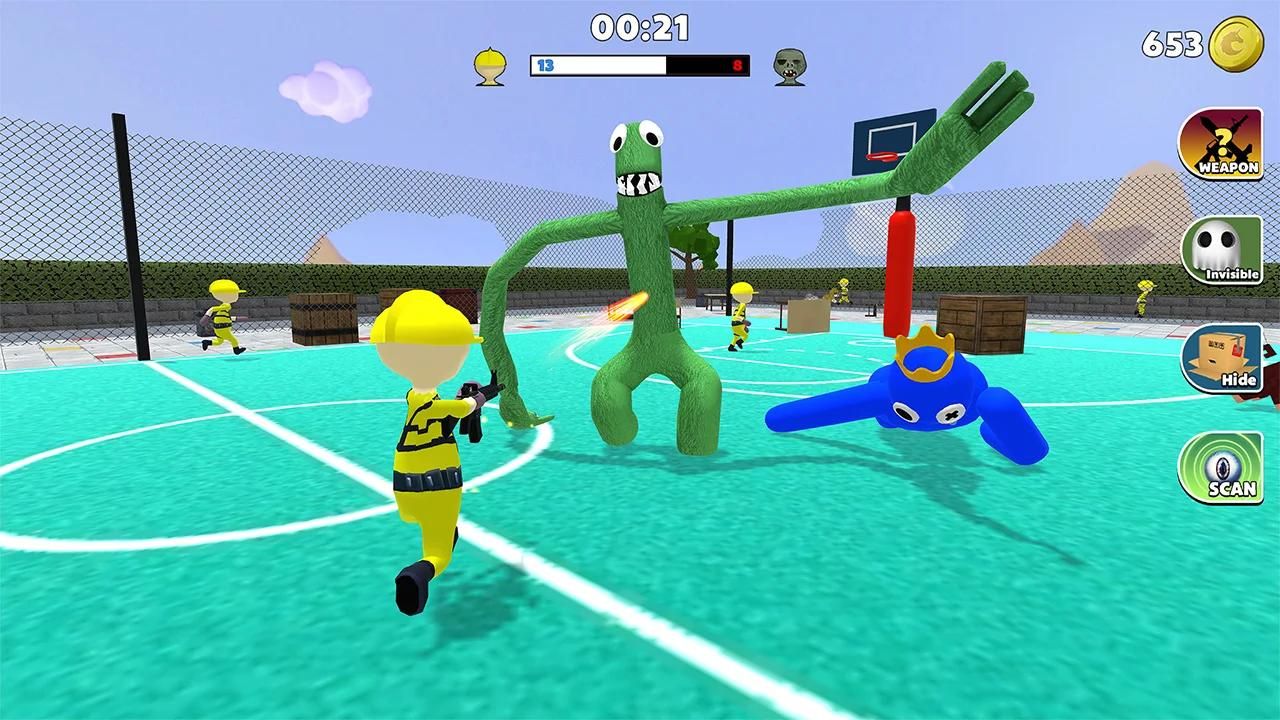 彩虹朋友捉迷藏去广告无限金币版下载-彩虹朋友捉迷藏中文版游戏下载v1.0.4