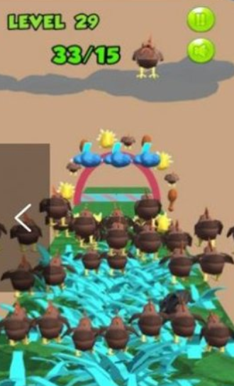 鸡群障碍跑游戏