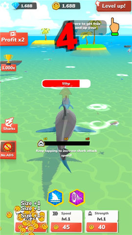 贪吃大白鲨最新版下载-贪吃大白鲨免广告下载v5.8