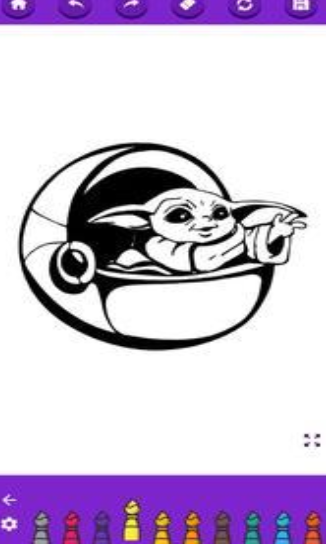 着色婴儿尤达最新版