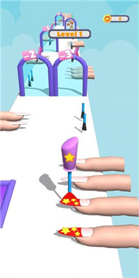 美甲刷跑起来游戏