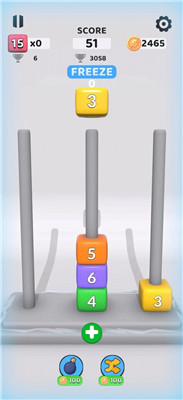 堆叠与合并游戏