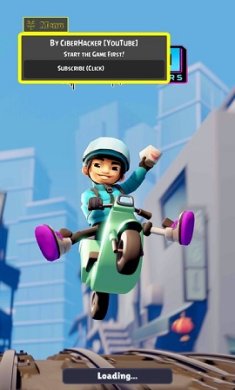 地铁跑酷上帝视角版有背饰