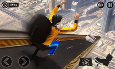 疯狂轮椅跑酷模拟器