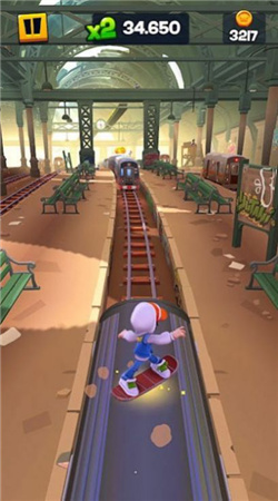 地铁跑酷滑板英雄游戏破解版下载-地铁跑酷滑板英雄无限金币版下载v0.2.0