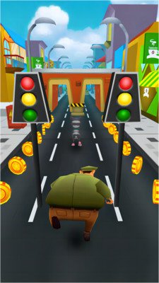 兄弟一起向前冲高铁跑酷游戏