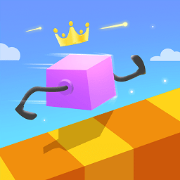 画登山者的腿游戏