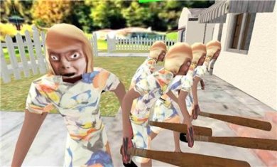 拆家老奶奶破解版下载-拆家老奶奶无限子弹下载v12