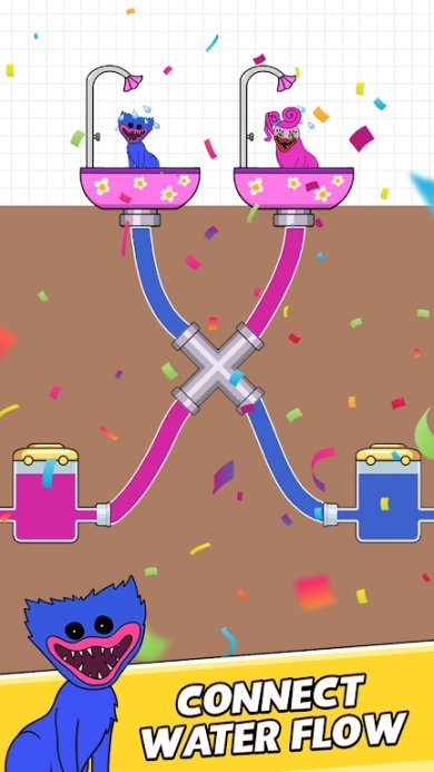 宠物清洁水流连接游戏汉化版