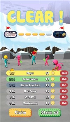 滑雪竞技比赛游戏