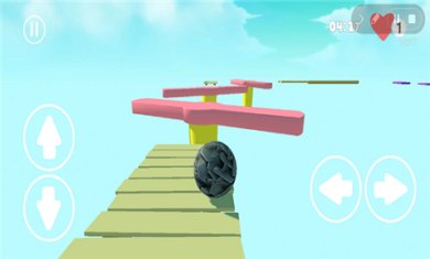 天空的滚球游戏