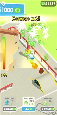 空闲滑板公园游戏