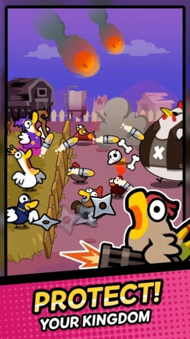 鸡鸭大战放置塔防游戏官方版