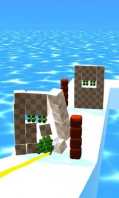 一个磁球滚滚的游戏