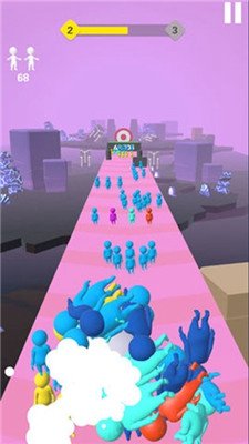 滚动小人球游戏