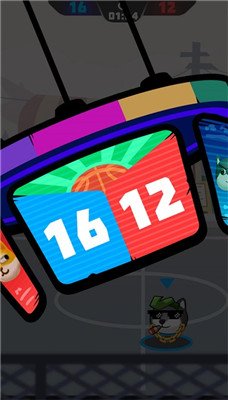 趣味双人篮球游戏