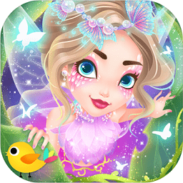 她穿上公主装普通