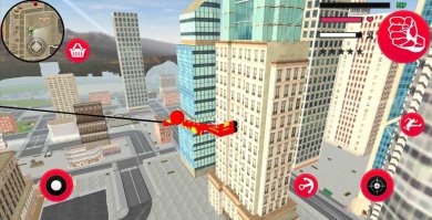 火柴人绳索英雄钢铁侠安卓版