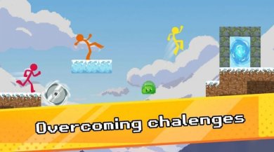 斯蒂克曼跑酷跳跃大师安卓版