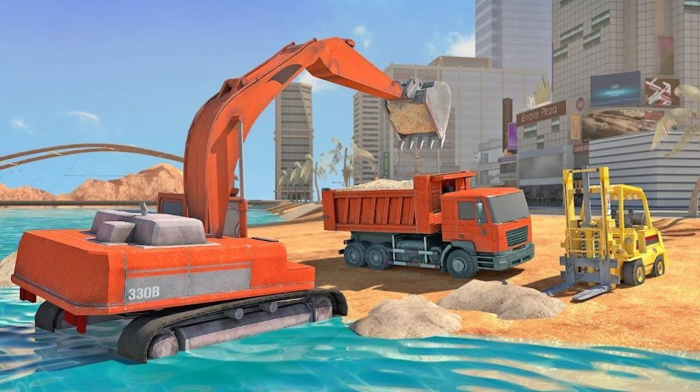 挖沙机河道挖掘机手游下载-挖沙机河道挖掘机(Sand Digger)中文版下载v0.1